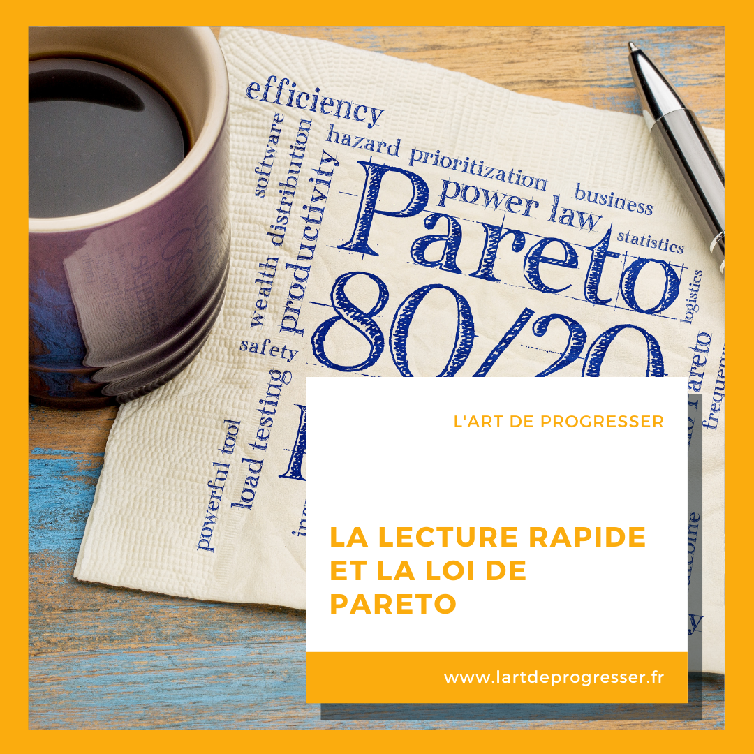 You are currently viewing La lecture rapide et la loi de Pareto